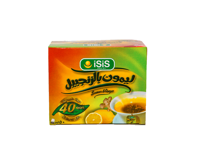 ISIS - Lemon and Ginger - 50 Bags