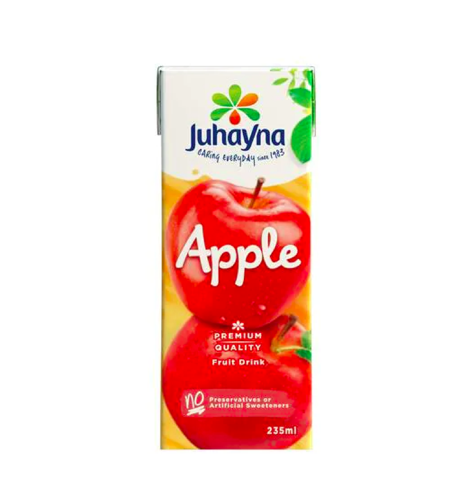 Juhayna - Apple Juice 235ml - Pack of 27