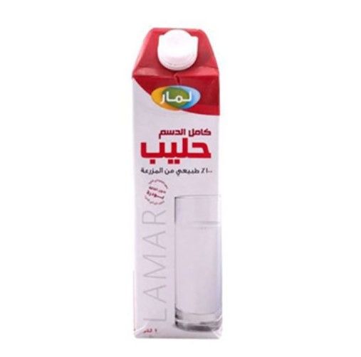 Lamar - Full Cream Milk 1L - Pack of 12