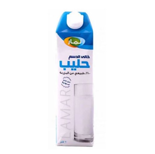 Lamar - Skimmed Milk 1L - Pack of 12