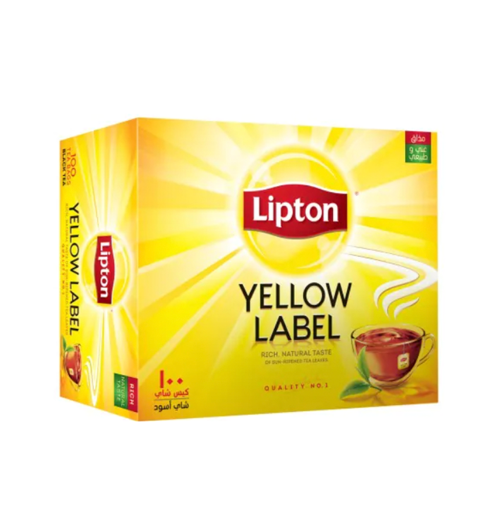 Lipton - Yellow Label Black Tea - 100 Bags 