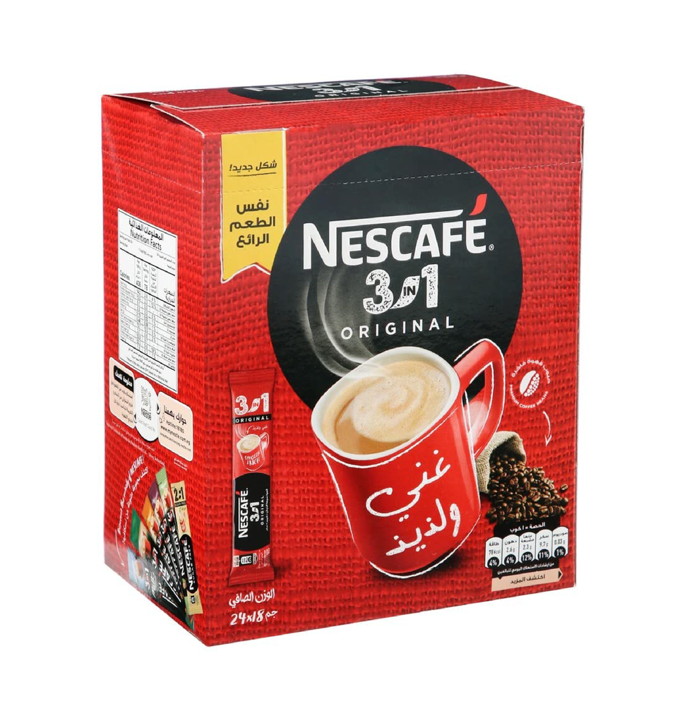 Nescafe - 3 in 1 Original Mix - 24 Sachets