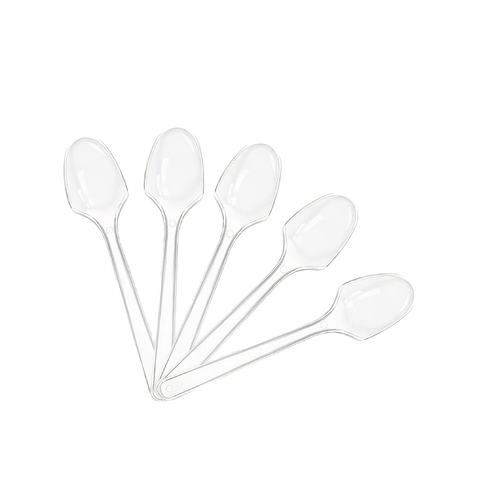 Disposable - Plastic spoon large - 50 pcs