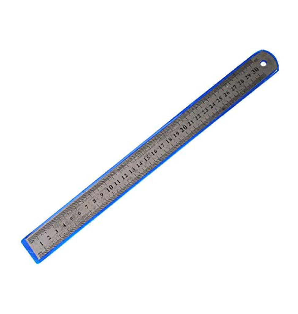 Metal Ruler - 30cm