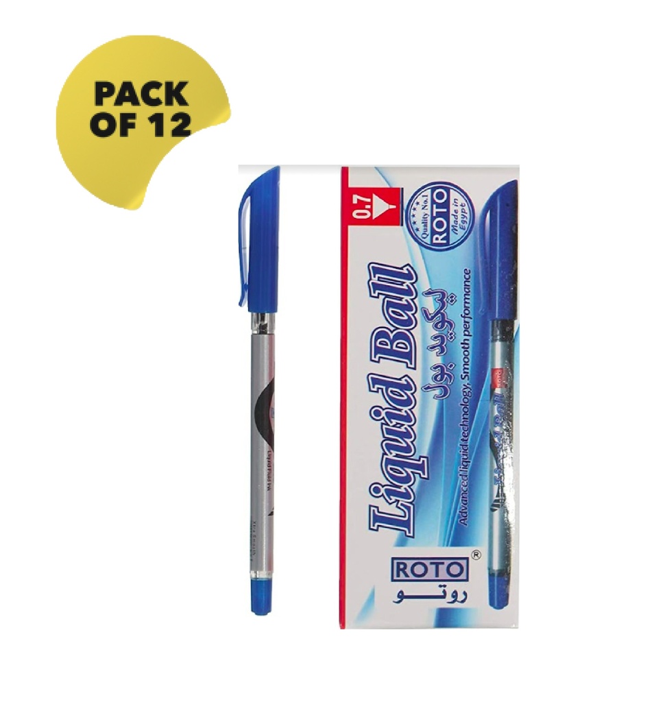 Roto Blue Pen 0.7mm - Pack of 12