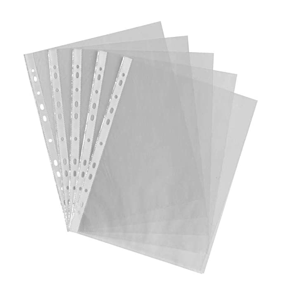 U-Shape plastic Folder Protector A4 Size -100 Sheet 80 Micron
