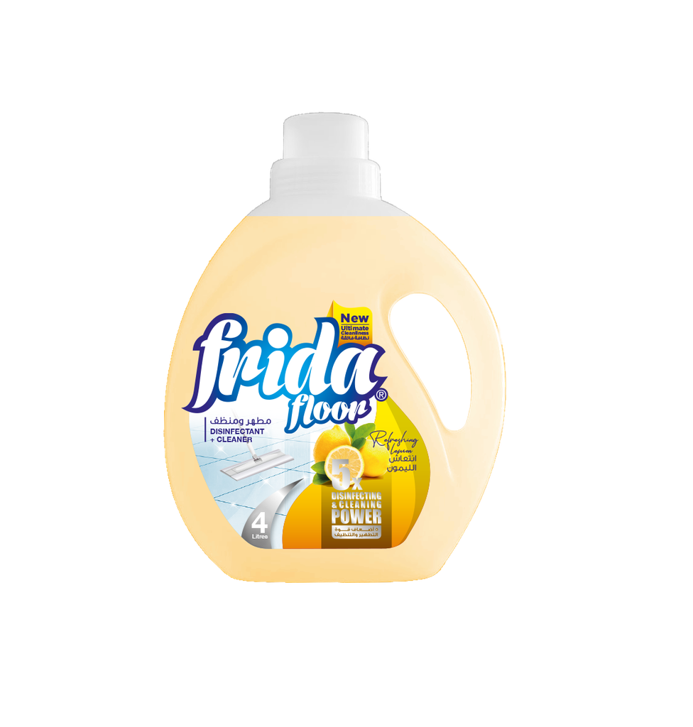 Frida Floor Cleaner & Disinfectant Lemon - 4 L
