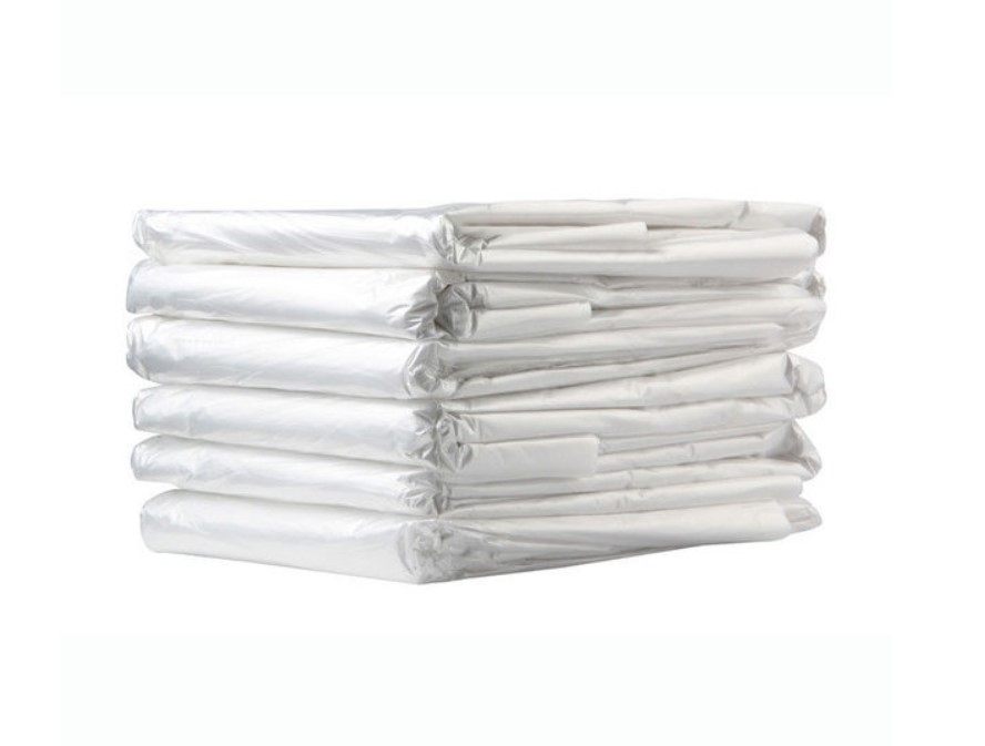 Plastic Garbage Bags 50x70 1kg - White