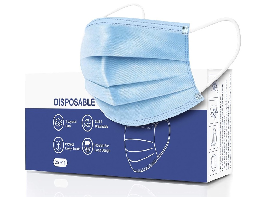 Prima Disposable Mask 3 layers - Box 25Pcs