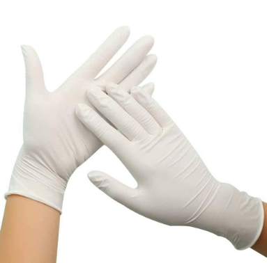 Glove Zone Free Powder Gloves, L White - 100pcs