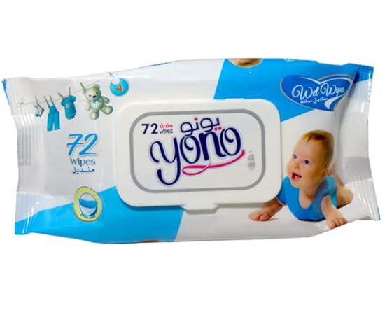 Wet Wipes - 72 Tissue