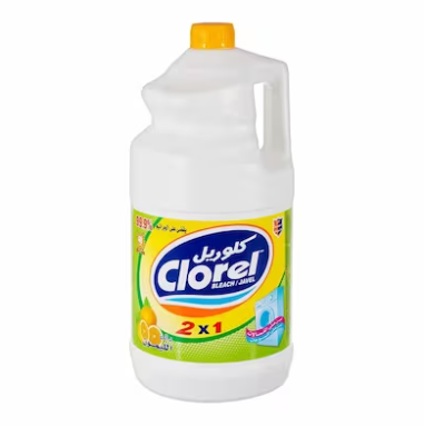 Clorel - Lemon Antibacterial Bleach - 4 kg