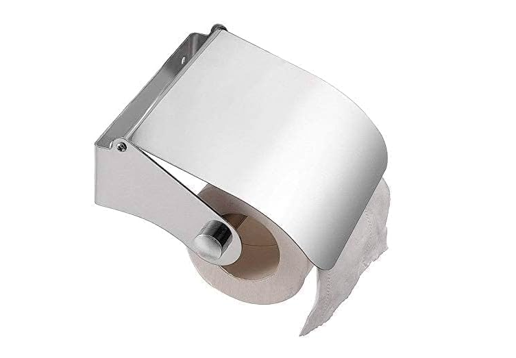 Holder for Toilet Roll Tissues - Stainless Steel