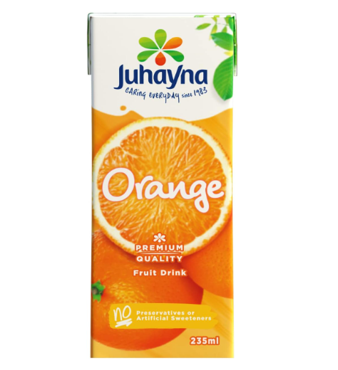 Juhayna - Orange Juice 235ml - Pack of 27 