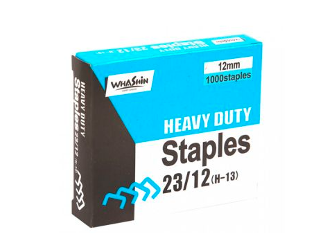 WHASHIN12mm - 1000 Staples 23/12 - H.13