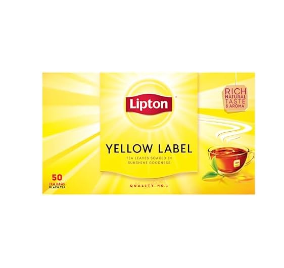 Lipton - Yellow Label Black Tea - 50 Bags