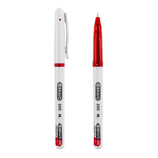 Bravo Red Pen - 1.0mm - Pack of 10 