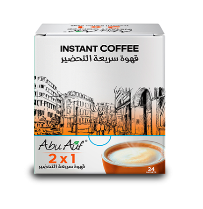 Abu Auf - Instant Coffee 2 in 1 - 24 Sachets  