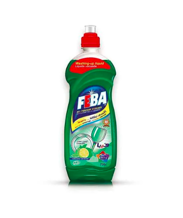 Feba Liquid Dish Cleaner With Apple Scent - 730ml