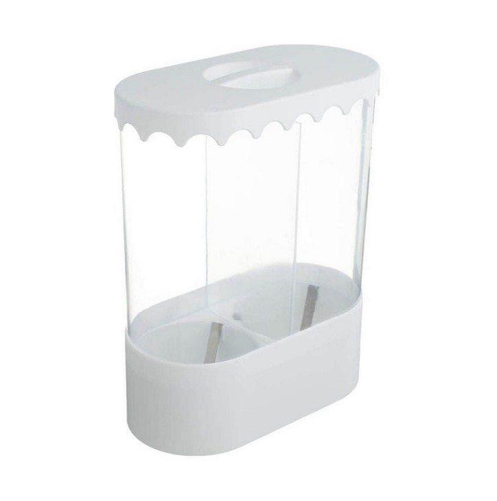 Plastic Double Cup Holder For Dispenser