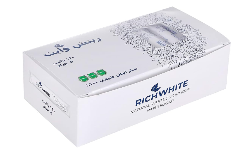 Rich Diet - White Sugar - 100 Sachets 