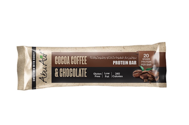 Abu Auf Protein Bar Cocoa Coffee & Chocolate - 70 gm Pack of 12 