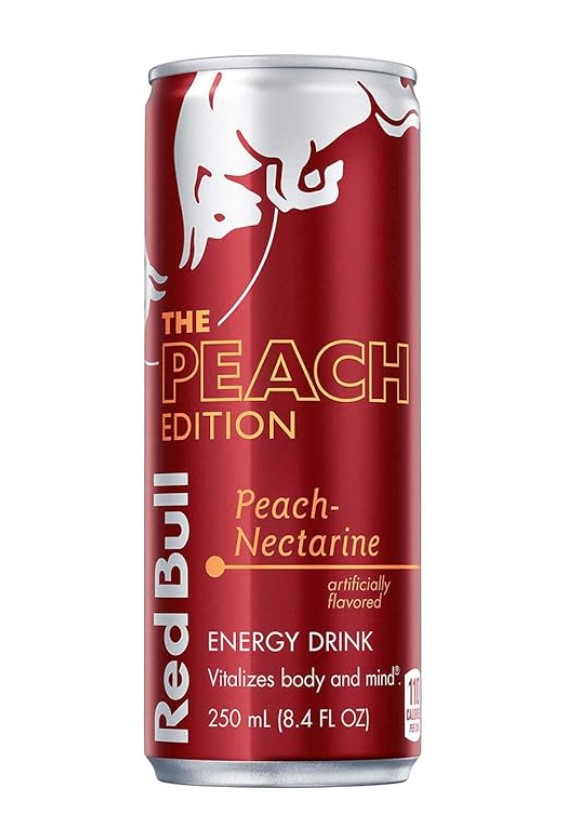 Red Bull Peach Edition Energy Drink - 250ml - Pack of 24