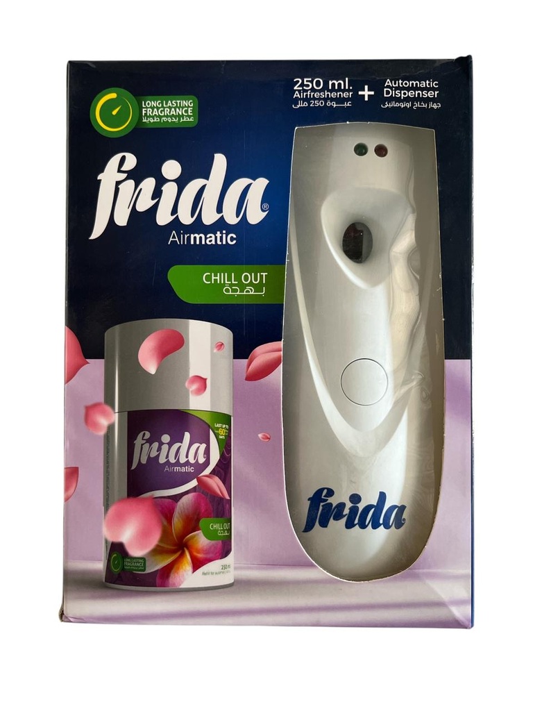 Frida Air Freshener Automatic Dispenser Machine + 1 Freshener Refill Free