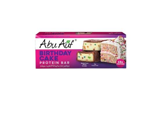 Abu Auf Protein Bar Birthday Cake - 50 gm - Pack of 12