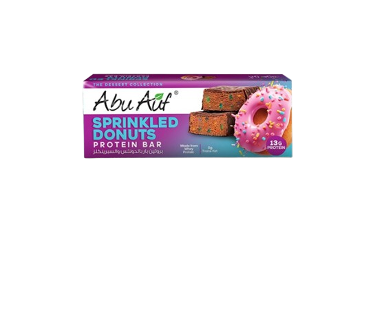 Abu Auf Protein Bar Sprinkled & Donuts - 50 gm - Pack of 12
