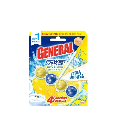 General Power Active Toilet Cleaner - Lemon Scent 1 piece - 50g 