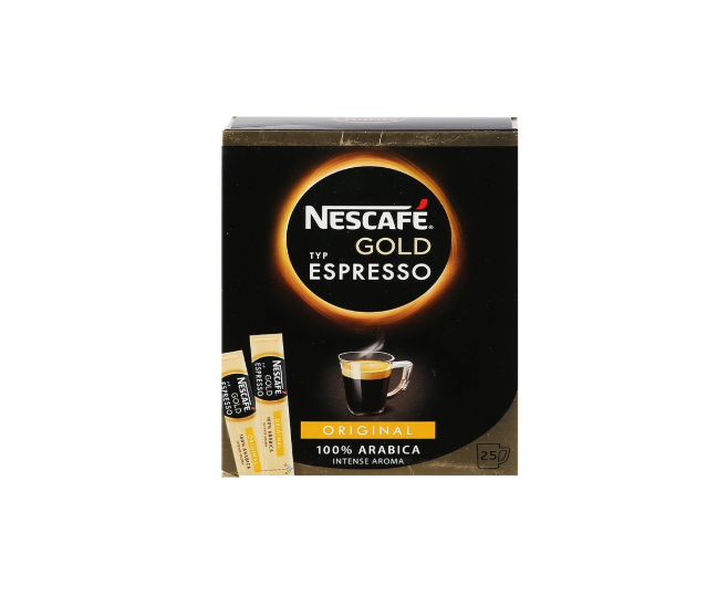 Nescafe - Gold Espresso Coffee - 25 Sachets 