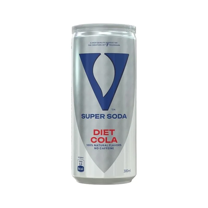 V7 Super Soda Diet Cola Drink - 300ml - Pack of 24