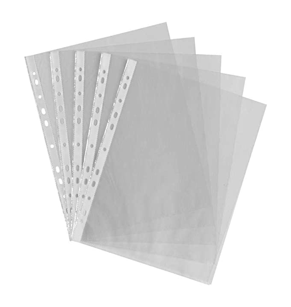 U-Shape plastic Folder Protector A4 Size -50 Sheet 100 Micron 