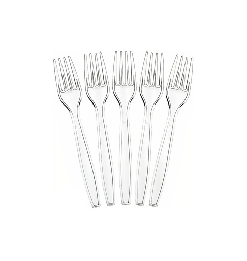 [14036] Disposable - Plastic fork large - 50 pcs