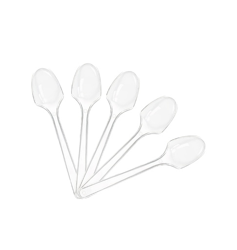 [14037] Disposable - Plastic spoon large - 50 pcs