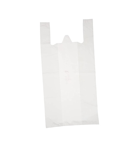 [13811] White Plastic Bags for market use Large size - 1kg