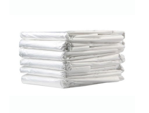 [13801] Plastic Garbage Bags 50x70 1kg - White
