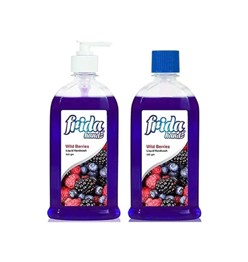 [12128] Frida Wild Berries Liquid Hand Soap 520gm - Set of 2