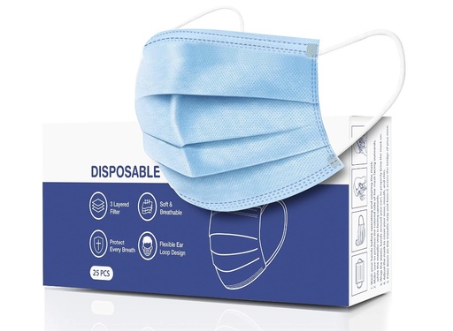 [12020] Prima Disposable Mask 3 layers - Box 25Pcs