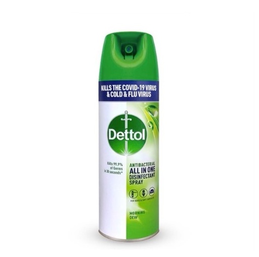 [13140] Dettol Crisp Breeze Antibacterial All in One Disinfectant Spray - 450ml