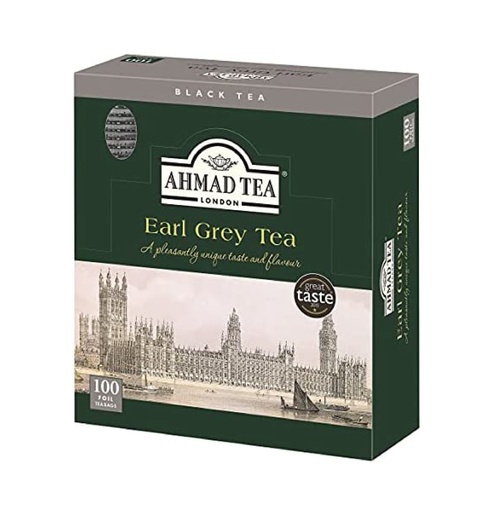 [14236] Ahmad Tea - Earl Grey Tea - 100 Foil