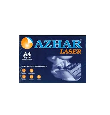 [15022] Azhar A4 Copy Paper 80 gm - Box of 5 Reams