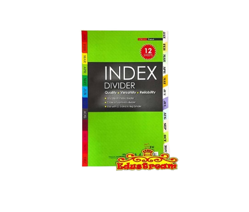 [15579] A4 Index Dividers 12 Pc Colored