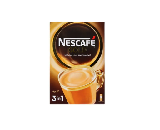 [14321] Nescafe - Gold Rich 3 in 1 - 12 Sachets 