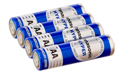 [15505] Panasonic Extra Heavy Duty AA - Pack of 4 Batteries 