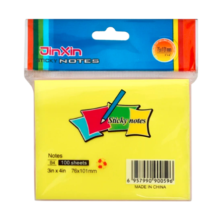 [15113] Sticky Notes pad 76x101mm - 100 sheets