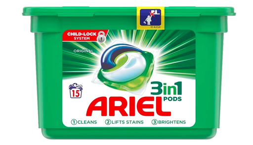 [13420] Ariel - Automatic 3in1 Laundry Detergent Pods - 15 Capsule
