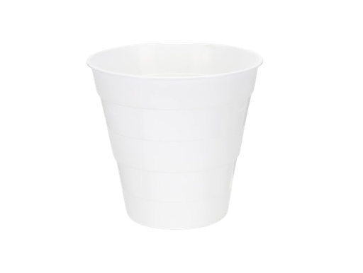 [13804] Plastic White Basket, 29 x 29 x 28 cm 
