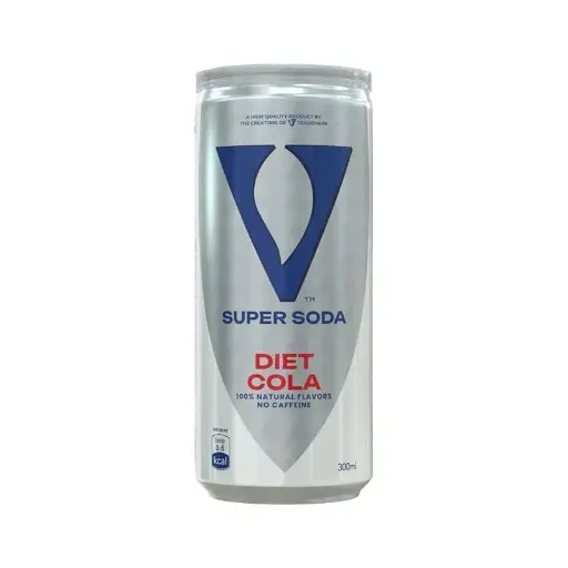 [14750] V7 Super Soda Diet Cola Drink - 300ml - Pack of 24